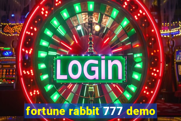 fortune rabbit 777 demo